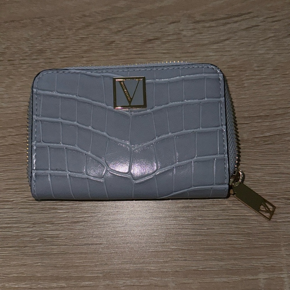 brand new baby blue wallet